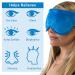 Heated Eye Mask for Dry Eyes - Moist Heat Heating Pad for Stye & Blepharitis Treatment - Sinus Relief & Sleep Mask Blue - Buy Online on GoSupps.com