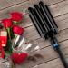 3 Barrel Curling Iron Wand - LCD Temperature Display 1 Inch Professional Ceramic Triple Barrel - Salon Quality (Black - Buy Online on GoSupps.com