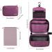 Cooja Wash Bag Hanging Toiletry Bag for Women - Makeup Travel Washbag with Hook & Handle + 2 Drawstring Bags - Violet - Buy Online on GoSupps.com