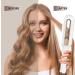 Professional 2 Inch Hair Straightener | 3D Floating Ceramic Flat Iron with Infrared Therapy | Dual Voltage for Travel | Smooth & Silky Results - Buy Online on GoSupps.com