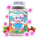 Kids 4+ Magnesium Glycinate + Saffron | Calcium | Zinc Bedtime Sleep Gummy Night Mineral + Vitamin Filled Gummies Melatonin Free | Vitamin D3 K2 | Relax Happy Bone Only Need 1 Gummy - Sweet Dream