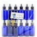 4oz Blue Plastic Fine Mist Spray Bottles (12-Pack) BPA-Free with Black Sprayers - Includes Labels - PET #1 Plastic - Buy Online on GoSupps.com