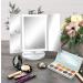 Tri-Fold Makeup Mirror with 3-Color LED Lighting, 3X Magnification, Adjustable Brightness - Buy Now! - Buy Online on GoSupps.com