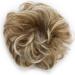 SEGO Hair Part Hair Tie - Dutt Hair Extensions Updo with Rubber Band | Coffee Brown & Blonde #27T613 | Shop Internationally - Buy Online on GoSupps.com