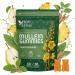 (4-in-1) Mullein Gummies for Lungs Cleanse & Detox | Organic Mullein Leaf Gummies for Lung Health Heavy Smokers Breathing Support | Ashwagandha Quercetin & Bromelain Vegan Respiratory Cleanse