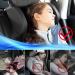 Adjustable Car Headrest for Kids & Adults - 180 Breathable Leather Neck Support for Long Trips (Black) - Buy Online on GoSupps.com