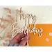 DekoHaus Wooden Cake Topper Happy Birthday Cake Decoration - Buy Online on GoSupps.com