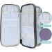 ProCase Knitting Needles Case - Travel Organizer Storage Bag for Circular/Straight Needles & Crochet Hooks (up to 11 Inches) - Purple - Buy Online on GoSupps.com
