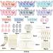 SUNNYCLUE DIY Fabric Butterfly Dangle Earring Making Kit - 10 Pairs | Boho Crafts with Crystal Beads | Jewelry Making Kits for Spring Wedding Gift - Buy Online on GoSupps.com