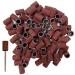 MPNETDEAL 300pcs Sanding Bands Grit #80 for Acrylic Nails for Efile nail drill bits with mandrel