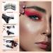 Dual Magnetic False Eyelashes - No Eyeliner or Glue Needed - 3D Natural Look - Easy to Wear and Reusable - 2 Pairs Pack with Tweezers - Black - Buy Online on GoSupps.com