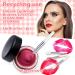 Colorful Reusable Silicone Lip Brushes for Lipstick and Makeup (3pcs) - Buy Online on GoSupps.com