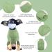 Queenmore Small Dog Cable Knit Sweater | Warm Turtleneck Pullover for Chihuahua, Bulldog, Dachshund, Pug, Yorkie - Medium Green - Buy Online on GoSupps.com