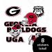 University of Georgia Bulldogs Sticker - UGA Dawgs Vinyl Decal for Laptop, Water Bottle, Car - Scrapbook Sticker - Buy Online on GoSupps.com