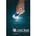 Le'edge Full Face and Body Exfoliator - Blue | Gentle Skin Scrubbing Tool - Buy Online on GoSupps.com