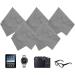 Buy Microfiber Cloths 12 Pack - Perfect for Cleaning Glasses Sunglasses Laptops & More - Soft Durable & Effective - Blue/Gray - Buy Online on GoSupps.com