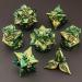 KERWELLSI Metal Dice Set - Unique Leaf Design D&D Dice with Cool Box | Handmade Polyhedral Dice for RPG Games - Buy Online on GoSupps.com