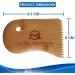 Bamboo Surfboard Wax Comb - Premium Surf Wax Scraper and Remover for Surfers - Outer Mountain Surfboard Essential - Buy Online on GoSupps.com