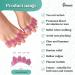 Pedimend Gel Toe Separator & Bunion Corrector - Pink - Buy Online on GoSupps.com
