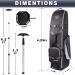CHAMPKEY Golf Travel Bag | 1200D Polyester Oxford | Oversized Wheels | Wear and Tear Resistant Cover - Buy Online on GoSupps.com