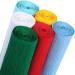 6 Rolls Colorful Crepe Paper Streamers for Cinco De Mayo Party Decor - 10in x 8 Feet - Red Green Blue Gold White - Ideal for Mexican Birthday, Wedding, Baby Shower, Christmas - Buy Online on GoSupps.com