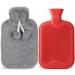 Large 2L Fluffy Hot Water Bottle - Durable Natural Rubber Bottle for Adults & Children | Perfect Gift - Buy Online on GoSupps.com