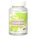 VegLife Vegan Iron Chewable Berry Flavor 60 Chewable Tablets