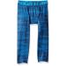 Under Armour Boys' HeatGear Armour  Printed Leggings Small Blue Circuit (436)/Green Typhoon