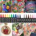 26 Colors Dual Tip Acrylic Paint Pens - Medium and Brush Tip Markers for Rock Painting, Ceramic, Canvas, Calligraphy - DIY Crafts Supplies - Buy Online on GoSupps.com