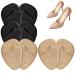 Dawnieee insoles for high heel pillows women 6 pair of bale cushions gel forefoot pillow footpolster pads shoe inserts anti -slip for gel pads forefoot heel protection silicone pads onesize 2 -black color