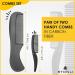 STONLI 5" Beard and Moustache Scissors with Comb & Pouch - Small Hairdressing Scissors - Nose Ear & Eyebrows Hair Scissors (Black) - Buy Online on GoSupps.com