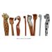 Handcrafted Wooden Giraffe Back Scratcher for Men & Women - Perfect Gift for Comfort & Relief | International Shipping Available - Buy Online on GoSupps.com
