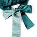 WEIPAO Silk Satin Bonnet - Reversible Double-Sided Sleep Cap for Curly Hair - DarkGreen+LightGray - Buy Online on GoSupps.com
