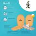 Buy Biped Health Heel Pillows - Plant-Tanned Leather Cushions for All Shoes - Self-Adhesive Soft Latex Foam - Size 41-43 - International Shipping Available - Buy Online on GoSupps.com