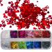 Nail Art Glitter Sequins Hearts Butterflies Holographic Flakes | Acrylic Powder Manicure Stickers for Crafts, Acrylics, Tips, Makeup - Buy Online on GoSupps.com