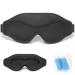 3D Sleep Mask Palifel 3D Contoured Cup Sleeping Mask & Blindfold Sleep Eye Mask for Women Men 100% Lightblocking Night Sleep Mask with Adjustable Strap Breathable Eye Cover for Nap Yoga Travel