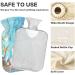 NAANLE Wood Sea Stars Shells Hot Water Bottle 2L - Transparent Large Heat & Cold Therapy for Pain Relief Ideal for Bed Hands & Feet - Buy Online on GoSupps.com