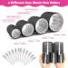 Obidodi 37 PCS Hair Rollers with Clips Large Rollers for Hair Volume with 4 Different Sizes of 63mm 48mm 36mm 25mm DIY Black Hair Curlers Rollers for Long Medium Short Hair (Black) - Buy Online on GoSupps.com