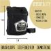 Miicrux Chalk Bag for Rock Climbing & Bouldering | Adjustable Belt, 2 Zippered Pockets, Brush Loops | Ideal for Weightlifting, Gymnastics, Crossfit - Buy Online on GoSupps.com