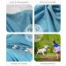 Kickred 2 Pack Dog Shirts - Fast Drying Breathable Sleeveless Vests for Medium & Large Dogs | Mint Blue & Orange Yellow Pet Clothing - Buy Online on GoSupps.com