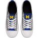 FOCO Michigan Wolverines Women's Glitter Low Top Canvas Sneakers - NCAA College Team Logo Fashion Shoes - Buy Online on GoSupps.com