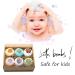 Organic Bath Bombs Gift Set Vegan (3.2 oz) for Sensitive Skin - Safe for Kids - Dead Sea Salt - Natural Bath Bombs Kit for Christmas - Buy Online on GoSupps.com