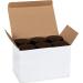 Vivaplex 12 Amber 2 oz Round Glass Jars with Inner Liners and Black Lids - Ideal for DIY Projects and Storage - Buy Online on GoSupps.com