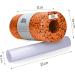 Buy Jung & Durtig Original 2in1 Fascia Roll | Massage Roller & eBook Training for Spine Neck & Legs | Gymnastics Neck Roll & Foam Roll - Orange - Buy Online on GoSupps.com