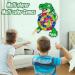 Large Dinosaur Dart Board for Kids - Indoor/Outdoor Party Game with 16 Sticky Balls - Cartoon Animal Toys for Boys & Girls 3-10 Years - Buy Online on GoSupps.com