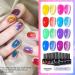 Gel Polish Set Colorful Gel Polish Fashionable Nail Polish Glittery Gel Polish Neon Nail Polish Professional Nail Polish Perfect and Suitable for Women and Girls - Buy Online on GoSupps.com