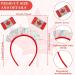 OBANGONG Canada Day Headbands - 4 Pcs Maple Leaf Flag Headband Set for Kids & Adults | Canadian Themed Party & Soccer Events Accessories - Buy Online on GoSupps.com