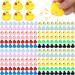 Duck in Bulk Bath Toys Set Bulk Mini Colorful Ducks Baby Shower - 900 Pieces