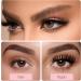 Aleevii False Eyelashes Natural Eyelashes Artificial Eyelashes with Replacement Adhesive Strips Self-Adhesive Eyelashes Reusable Eyelashes - Buy Online on GoSupps.com