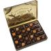 CHEVALIERS D'ARGOUGES French Master Chocolatiers - Assortment of chocolates dark 70% milk 33% white - Vintage Christmas - Buy Online on GoSupps.com